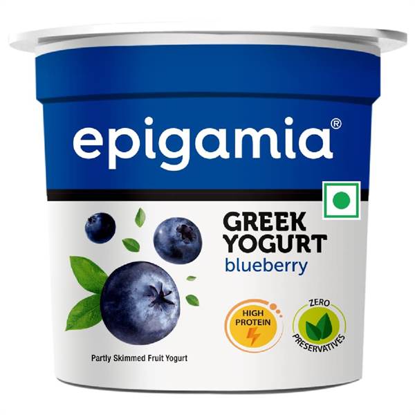 Epigamia Blueberry Greek Yogurt